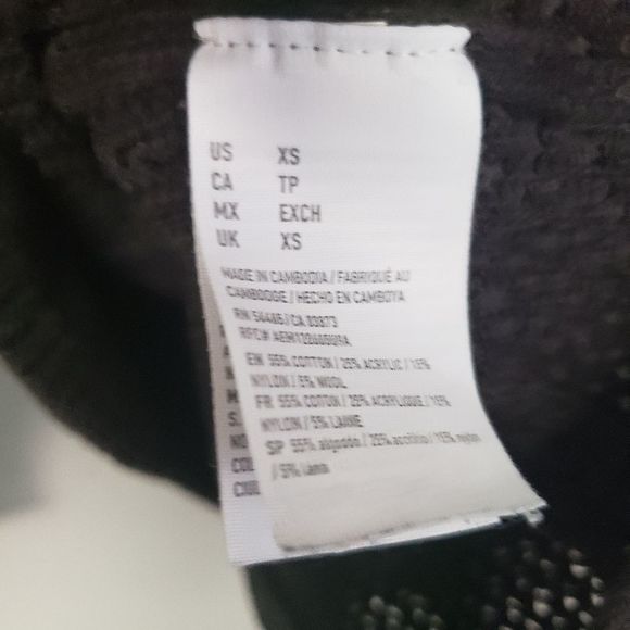 American Eagle Outfitters AEO Charcoal Grey Gray Sweater XS - Picture 4 of 5